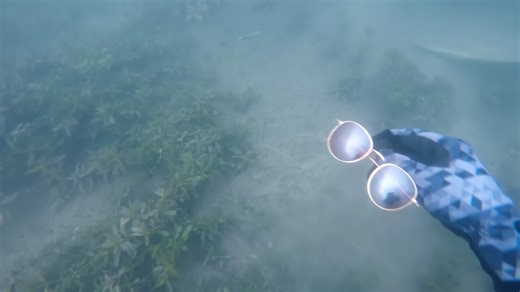 Music coming from the river weeds - then we discovered this