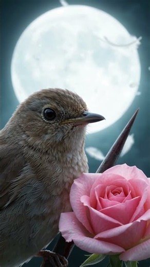Is Love Worth a Life? 🌹 The Nightingale and the Rose #shorts