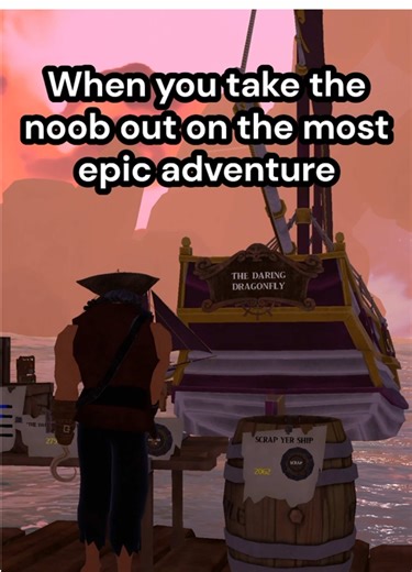 Taking Noobs out on adventures in Sail VR 🏴‍☠️#sailvr #quest2games #vrgame #vrpirategame #pirategame