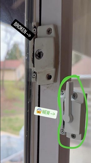 Sliding Window Sash Lock Repair #DIY #WhatAreYouWorkingOn