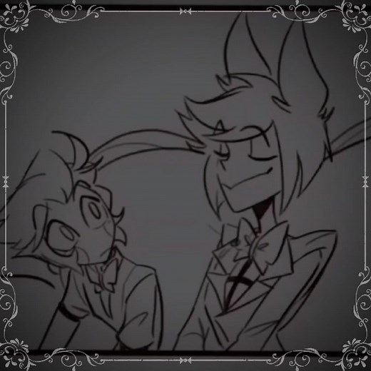 Alastor x Lucifer Kiss Animation in Hazbin Hotel