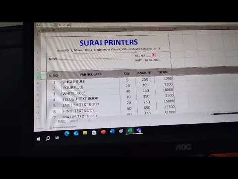 Mokshitha | APR School Tuni | Learning MS Office | CGS Project