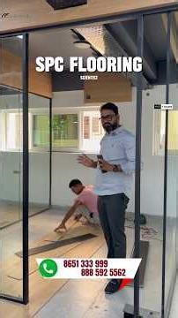 Transform Your Office with SPC Flooring & Corian Tops | Gannavaram Project by Casa Decors