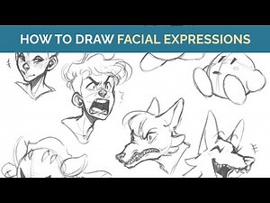 How to Draw FACIAL EXPRESSIONS in Cartooning & Anime