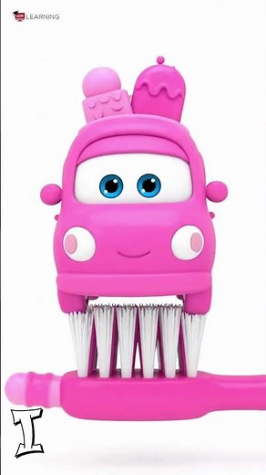 🪥 ABC Vehicles I–P 🚗 | Toothbrush & Toothpaste Transformation | Fun Learning for Kids #shorts