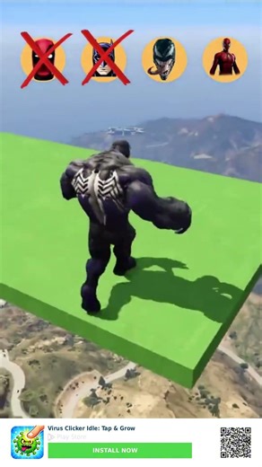 Deadpool, Batman, Venom vs Spiderman 😱 #spiderman #gta5 #shorts 😱 #deadpool #batman #venom