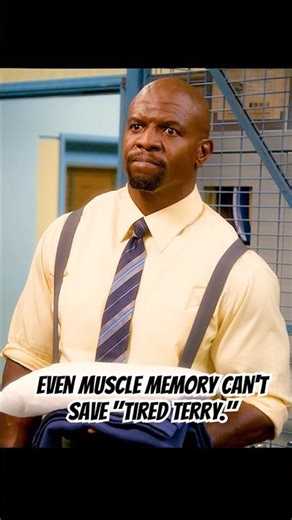 Even muscle memory can't save "Tired Terry."#foryou #shorts #drama #series #brooklynninenine