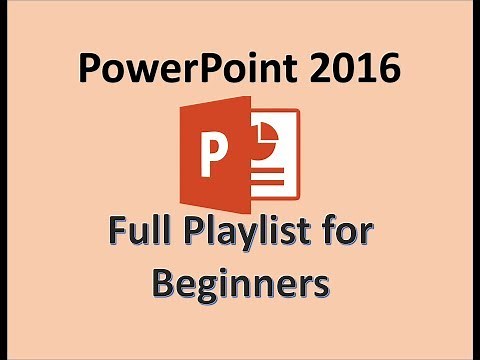 PowerPoint 2016 - MOS Playlist Tutorials - Microsoft Office PPT 365 Certification Exam Tutorial MS
