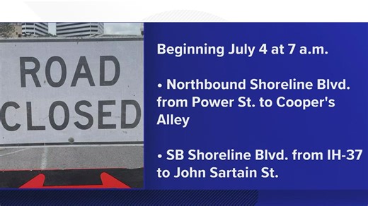 Heads up, these roads will be closed for the Fourth of July