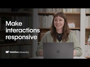 Make Webflow interactions responsive on mobile breakpoints — Webflow tutorial
