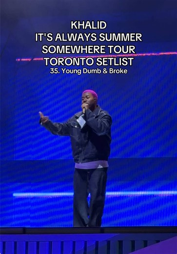 Khalid Toronto Setlist — It's Always Summer Somewhere Tour