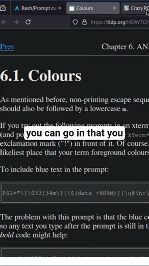 crazy linux bash prompts #coding #linux #archlinux