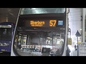 Broken bus! First Glasgow Volvo b9tl wright eclipse genimi 37746 SF09 LDY Route 57