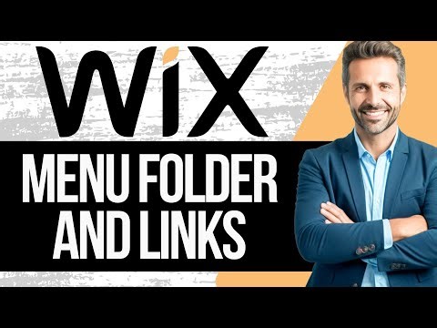 Wix Menu Folders & Links Tutorial