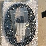 5'' House Numbers for Outside - Modern Floating Address Numbers with Stick-On Installation - Waterproof & Rust-Proof Exterior Numbers for Mailbox, Door, Apartment, Garage - Black Number 4