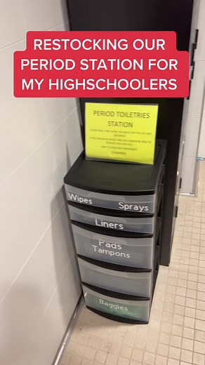 Highschool Restock: Hygiene Refill Station ASMR