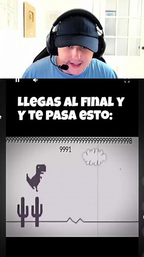 Cómo termina el juego del dinosaurio sin wifi