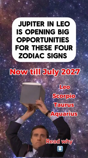 ✨ If you’re one of these zodiac signs, Jupiter in Leo may be opening exciting new doors. 🦁🚪