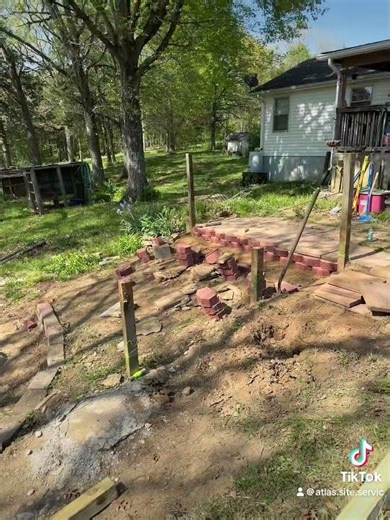 Retaining Wall Build 🔥 Fixing This Yard the RIGHT Way