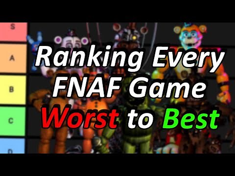 Ranking Every FNAF Game Worst to Best