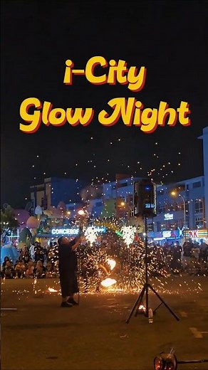 Experience the magical Glow Night at i-City Theme Park with the kids! ✨