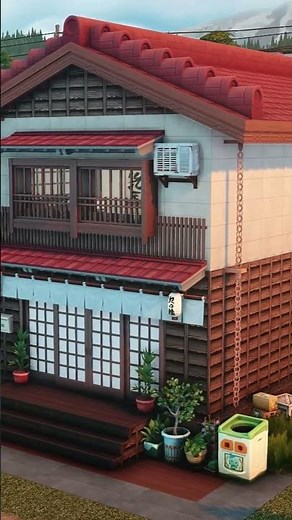 COZY JAPANESE HOUSE - THE SIMS 4 - Relaxing Speed Build
