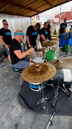 The drumsticks had to file workers-comp after this solo 💪 ALSO, this solo is Henry Approved 💯 👍 @jfishosp @nestatefair #drumsolo #drums #drumming #dci #wgi #drumline #music #livemusic #summer #statefair | Omaha Street Percussion