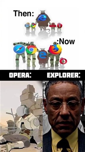 THEN vs NOW 💀 Internet Explorer Didn’t Survive 😂