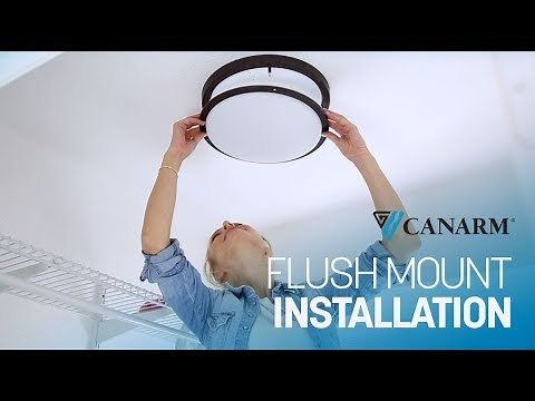 How to Install a Flush Mount Light | Canarm