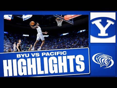 BYU vs Pacific | FULL GAME HIGHLIGHTS | BYU BASKETBALL