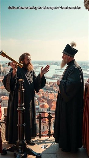 144p to 4K — Galileo with His Telescope 1609