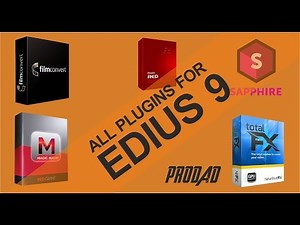 ALL PLUGINS FOR EDIUS 9/ INSTALL / DOWNLOAD
