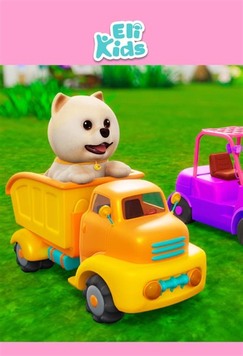Toy Trucks & Pet Race #elikids #toys