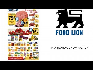 Food Lion Weekly Ad - 12/10/2025 - 12/16/2025
