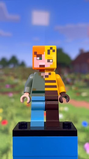 LEGO Minecraft Angry Alex and Bee Suit Minifigure #Lego #Minecraft #LegoMinecraft | Bricktonium