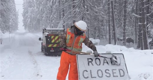 Many enjoy the weather as heavy snow brings closure to Highway 50 in Sierra