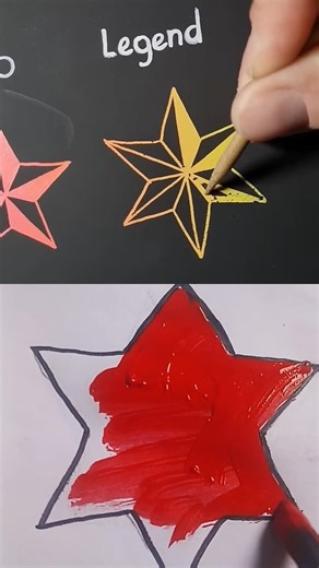 how to draw a star 🌟 which one is your level