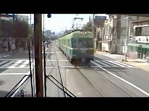 京阪･京津線 600形準急と80形（浜大津－三条）1990年 Old Keishin Line - Kyoto and Shiga 1990