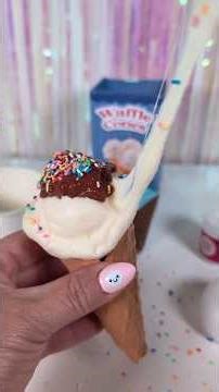 Slime Life Ice cream cone! #asmr #slimekit