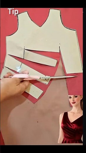 Draping Blouse tutorial #sewingtutorial #tipsandtricks #patternmaking #easytechniques #fashion #tips