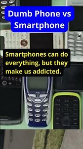 Dumb Phone vs Smartphone: Which One Lasts Longer? 🤔#FunFact #DumbPhone #Smartphone