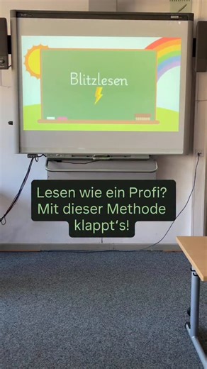 Rosa | Grundschullehrerin | Kinderbuchautorin on Instagram: "✨Lesen wie ein Profi? Mit dieser Methode klappt’s: Blitzlesen mit Bewegung✨ Beim Blitzlesen geht es darum, Buchstaben, Silben und Wörter in kürzester Zeit zu erkennen – eine super Übung für die Lesegeschwindigkeit, Konzentration und Automatisierung! Damit es nicht nur die Augen, sondern auch den Körper fordert, habe ich zwischendurch ein Bild unseres Klassentiers eingebaut. Sobald die Kinder es sehen, springen sie auf und rufen: „Zebra