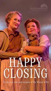 Happy closing to the Wizard of Oz! #thewizardofoz #dutchappledinnertheatre #happyclosing | Dutch Apple Dinner Theatre