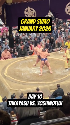 Sumo Wrestling Showdown: Takayasu vs. Yoshinofuji
