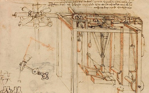 大西洋古抄本.Codex Atlanticus.12卷.By Leonardo da Vinci.1478-1519年.意大利安波羅修圖書館藏