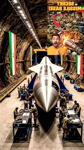 Iran Secret Missile Base Discovered 😱 Inside Underground Factory #iran #1millionviews #iranvsisrael
