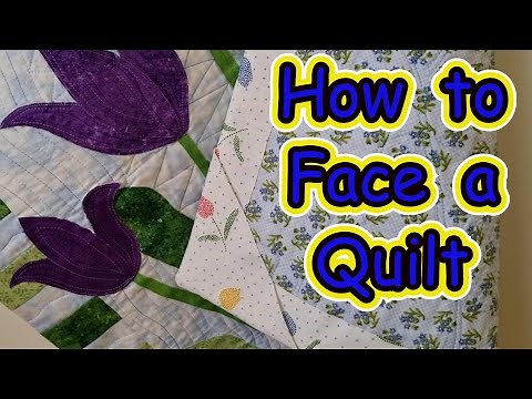 how to face a quilt alternative way to add facing instead of binding for finishing your quilt