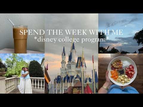 A Week in the Life on the Disney College Program - magic kingdom, friends, meal prepping, working
