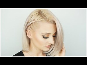 Braiding hair - hairstyle for a long bob | OlesjasWelt