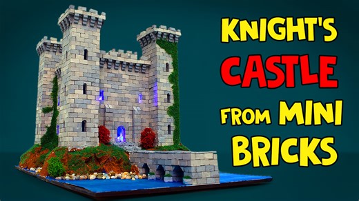 How To Make Homemade Miniature Castle || Bricklaying Tutorial
